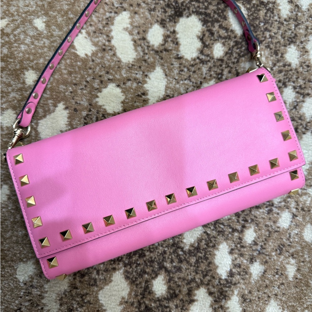 Valentino Pink Studded Women's Bag